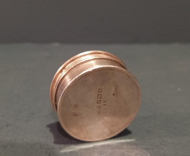 Antique Silver & Emerald Green Enamel Trinket Box - Image 5