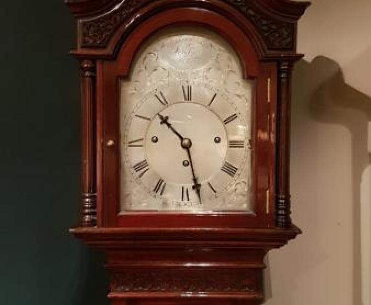 Superb Edwardian Three Train Grandmother Clock - Image 2
