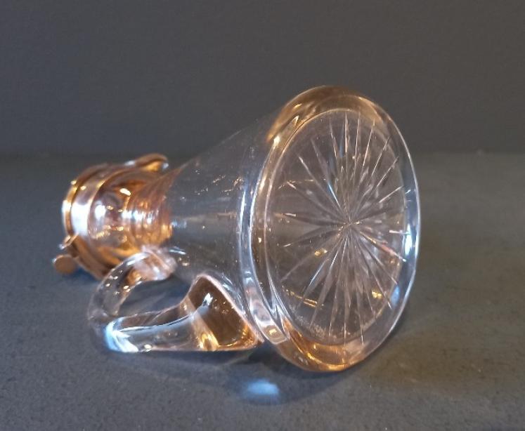 Antique Silver Whisky Noggin Decanter - Image 4