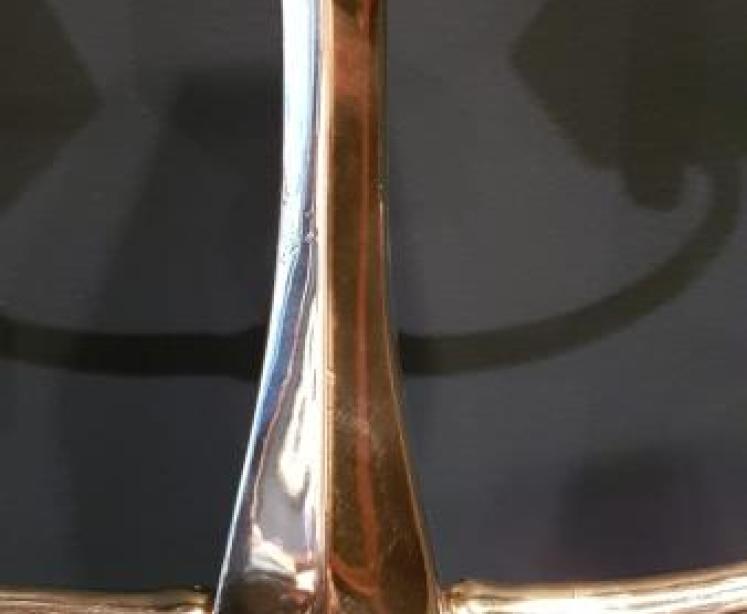 Pair of Victorian Brass Candelabra - Image 5