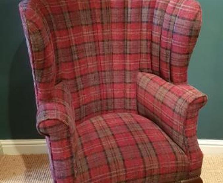 Victorian Wing Back Arm Chair - Image 1
