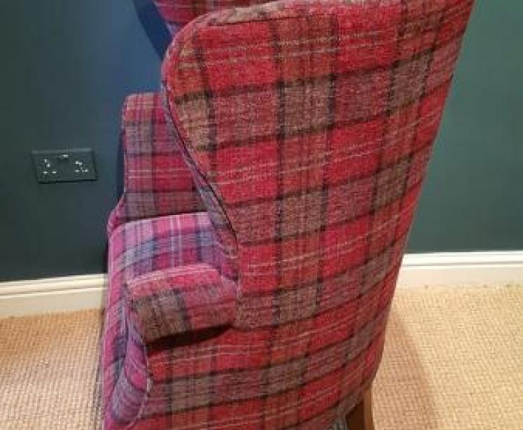 Victorian Wing Back Arm Chair - Image 5