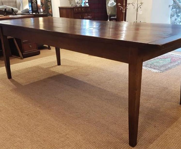 George III Oak 10 Seat Farmhouse Table - Image 1