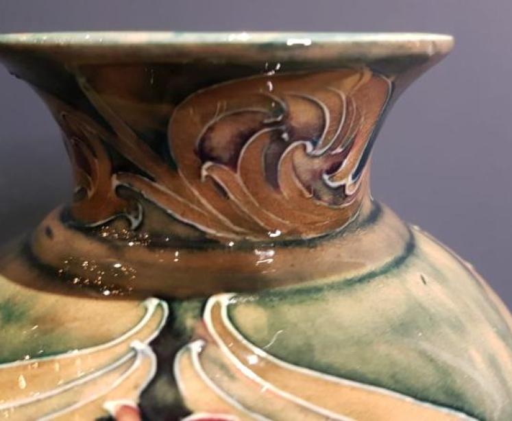 Moorcroft Cornflower Vase - Image 2