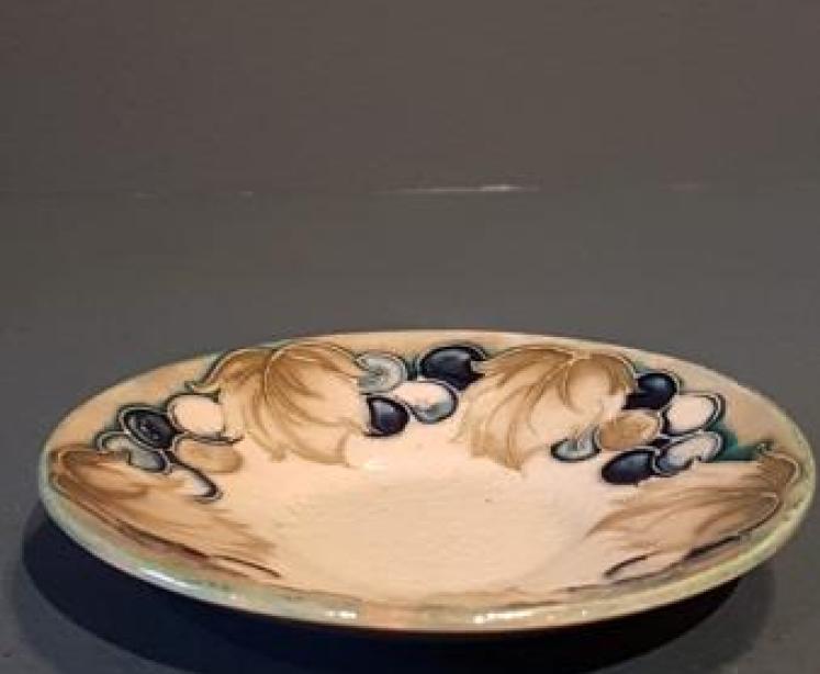 Moorcroft Leaf and Berries Coffee Can and Saucer - Image 5