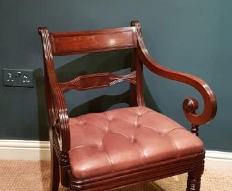 Regency Period Desk Chair - Image 1
