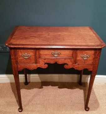 Quality George II Oak Low Boy