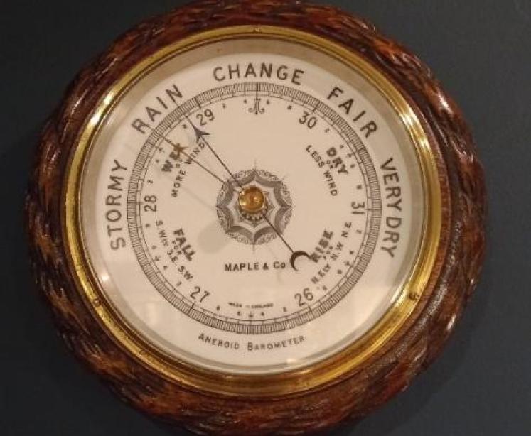 Victorian Maple & Co Ship's Barometer - Image 1