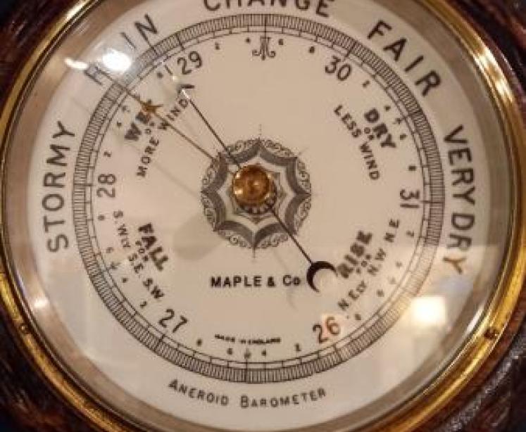 Victorian Maple & Co Ship's Barometer - Image 2