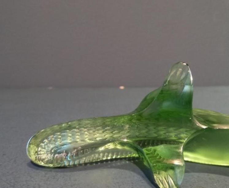Lalique Green Opalescent Lizard - Image 5