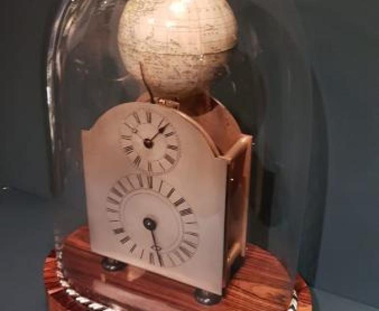 Rare Edwardian World Time Clock  - Image 2