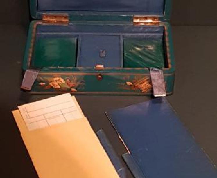 1920`s Chinoiserie Card Box - Image 5