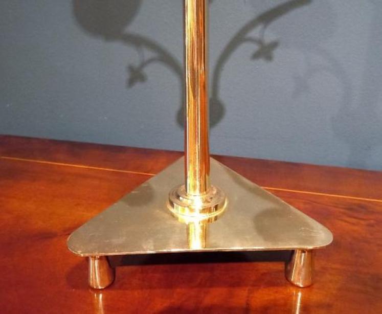 Pair of Late Victorian Cast Brass Three Arm Candelabra - Image 5