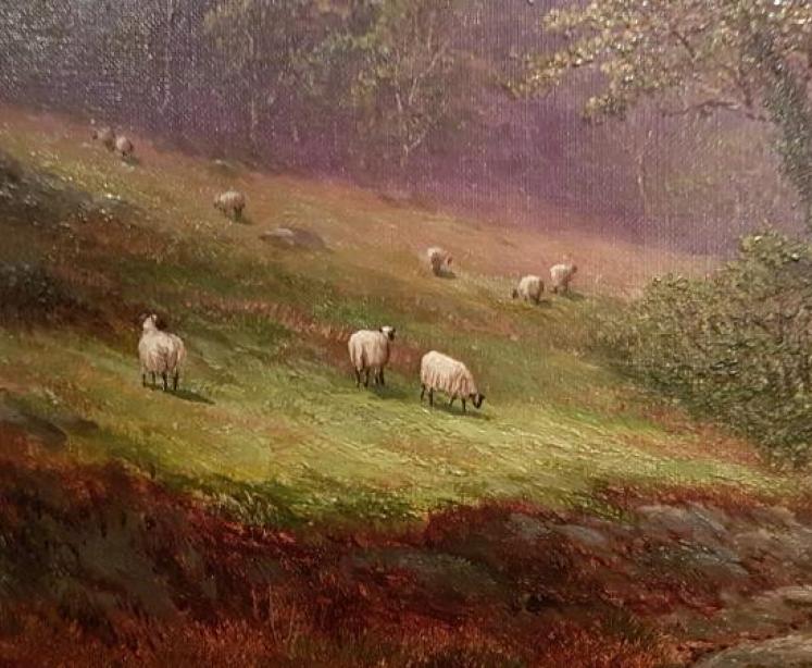 Fine Victorian Oil on Canvas by William Mellor - Image 4