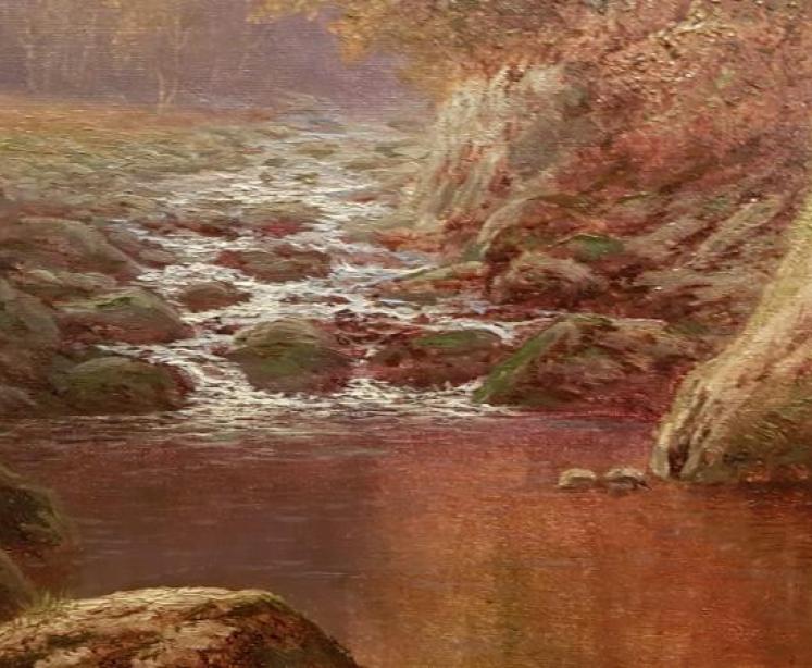 Fine Victorian Oil on Canvas by William Mellor - Image 5