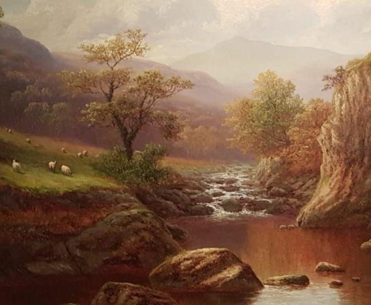 Fine Victorian Oil on Canvas by William Mellor - Image 6