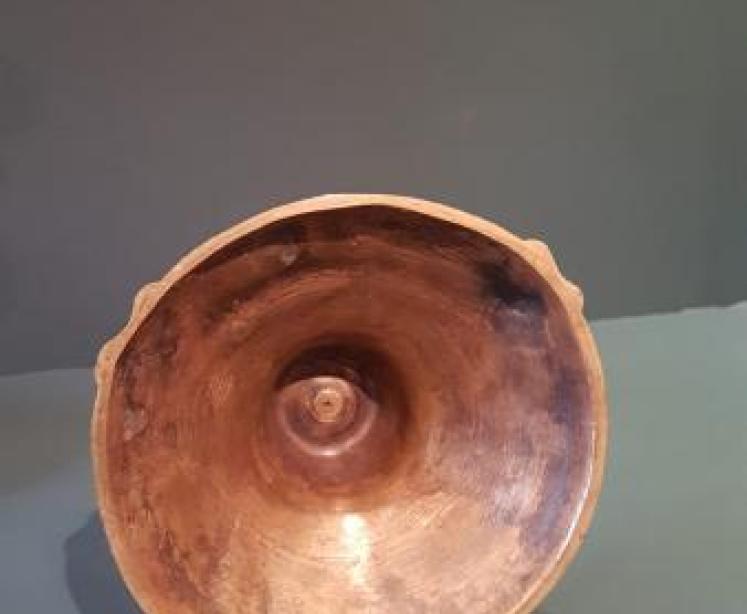 Pair of Art Nouveau Cast Brass Candlesticks - Image 3