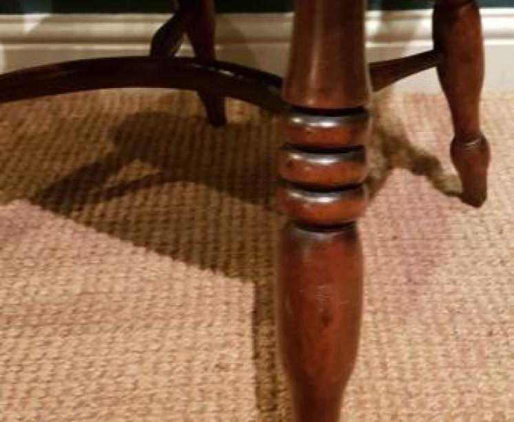 Early Victorian Yew Wood Windsor Chair - Image 7