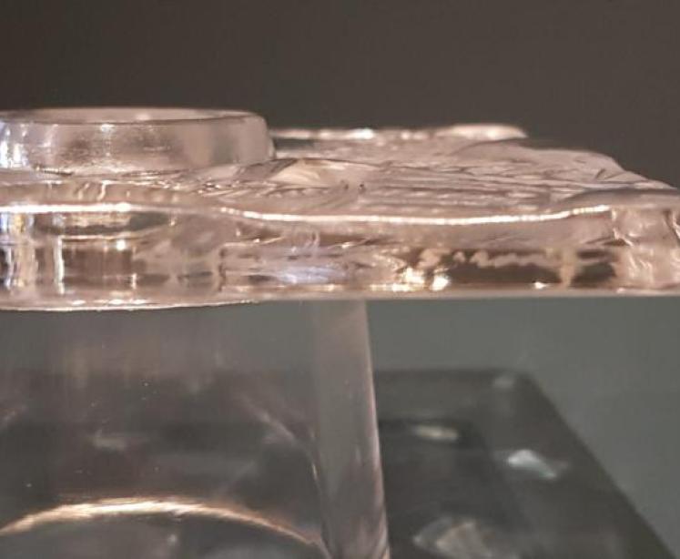 Pair of Lalique Chantily Pattern Candlesticks - Image 6