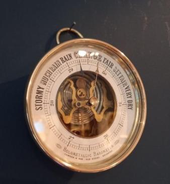 Small Antique Brighton Marine Barometer