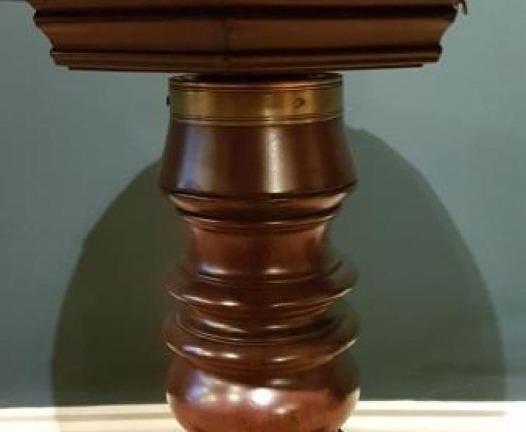Regency Mahogany Revolving Stool - Image 3