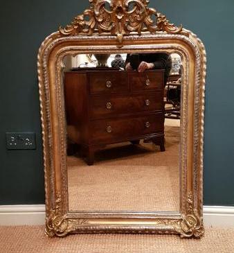 Victorian Timber Gilt Mirror