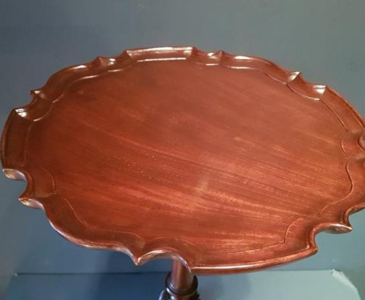 Edwardian Mahogany Occasional Table - Image 4