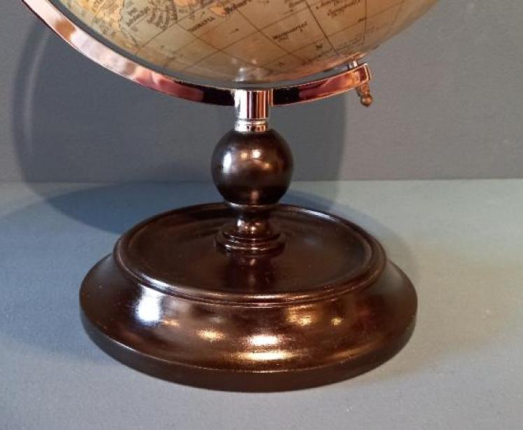 1930's 10" Geographia Papier Mache Globe - Image 3