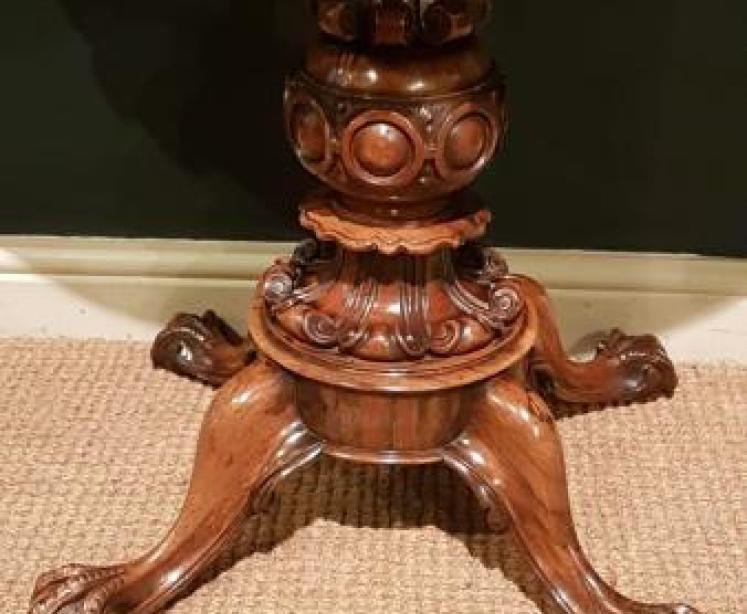 William IV Rosewood Side Table - Image 5