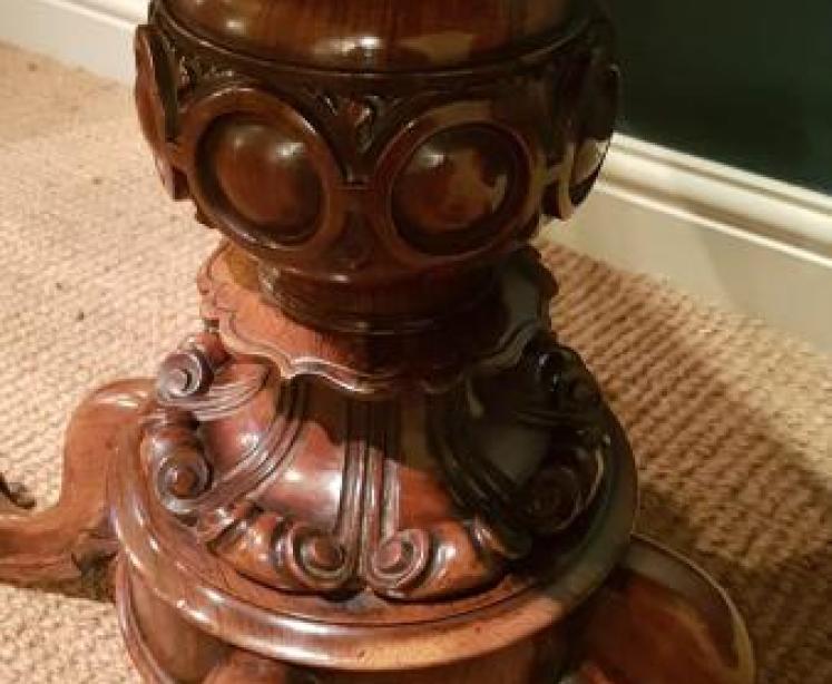 William IV Rosewood Side Table - Image 6