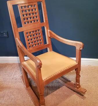 Thompson's of Kilburn Mouseman Rocking Chair 