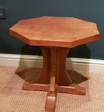 Thompson's of Kilburn Mouseman Octagonal Table 