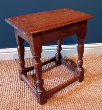 George I Style Oak Joint Stool