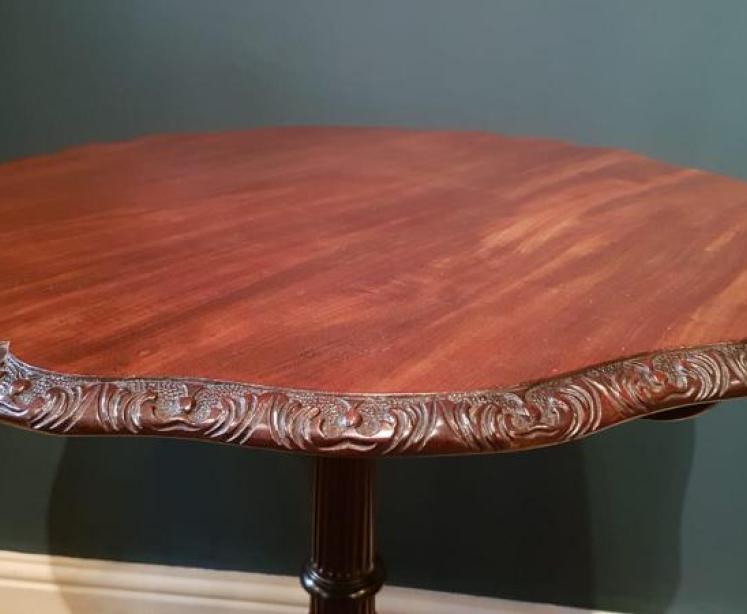 Fine Quality George III Mahogany Snap Top Table - Image 4