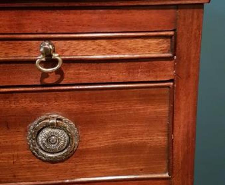 Small Edwardian Mahogany Chest of Drawers - Image 5