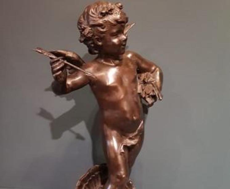Victorian Bronze 'Cupid' By Auguste Moreau - Image 1
