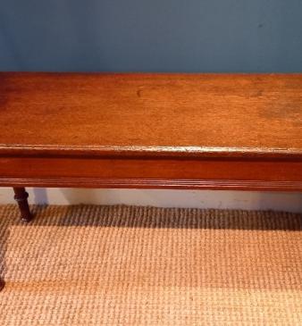 Antique Oak Hall Bench