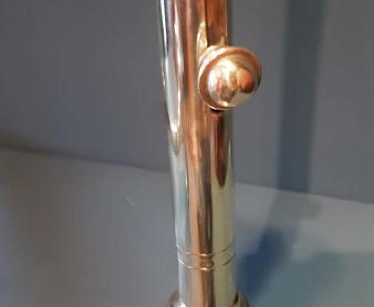 Pair of Tall George III Seamed Brass Candlesticks - Image 3