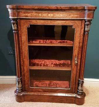 Fine Inlaid Walnut Side Cabinet