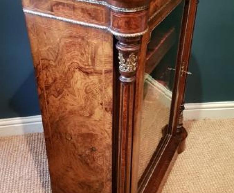 Fine Inlaid Walnut Side Cabinet - Image 2