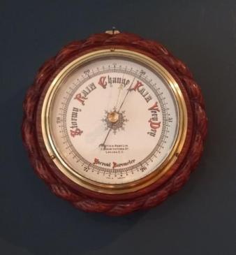 Victorian Mappin & Webb of London Barometer