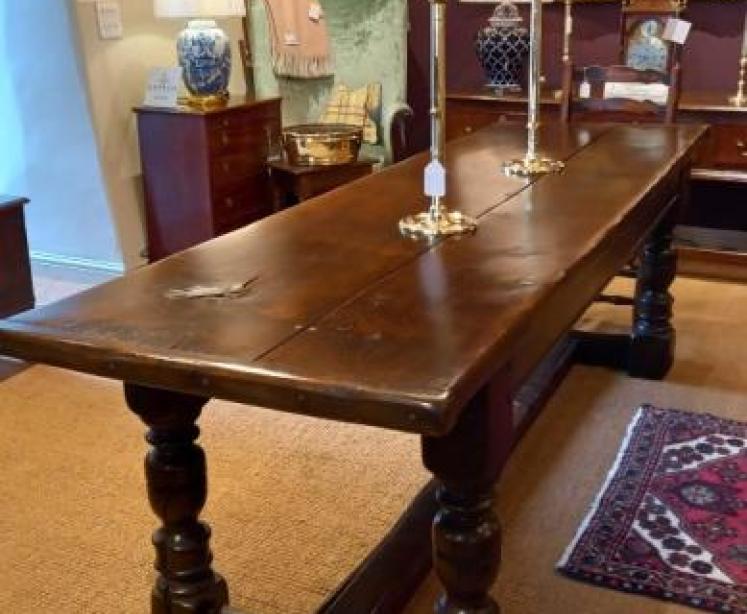 Superb George II Period Oak Refectory Table - Image 1