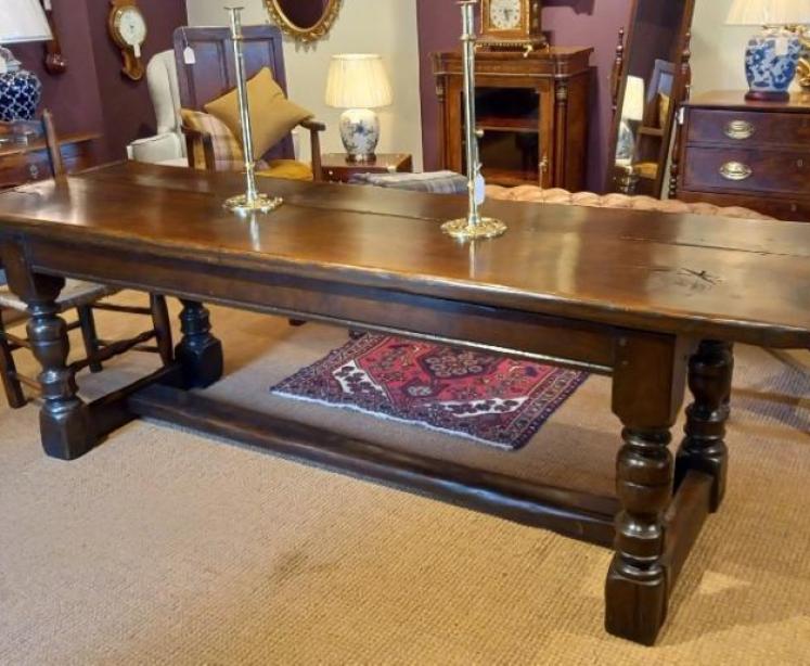 Superb George II Period Oak Refectory Table - Image 2