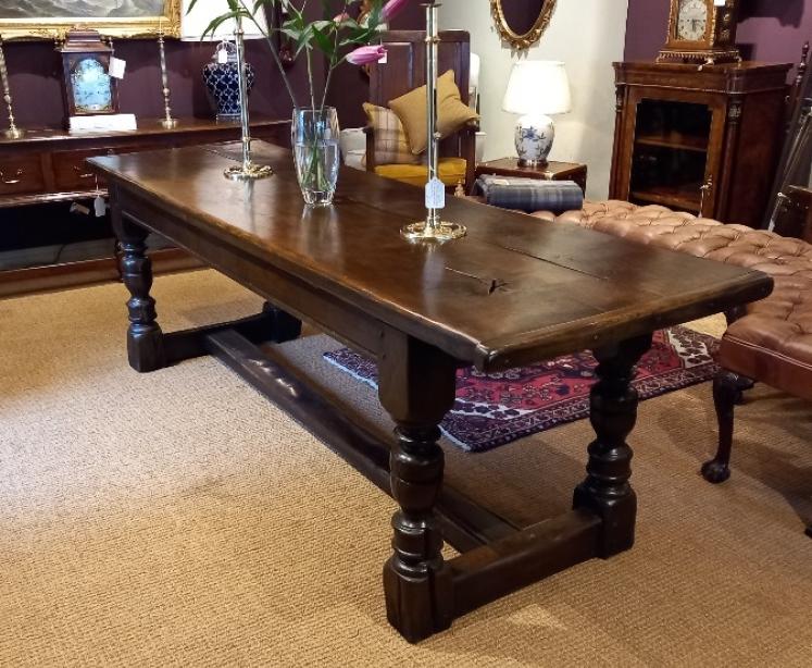 Superb George II Period Oak Refectory Table - Image 7