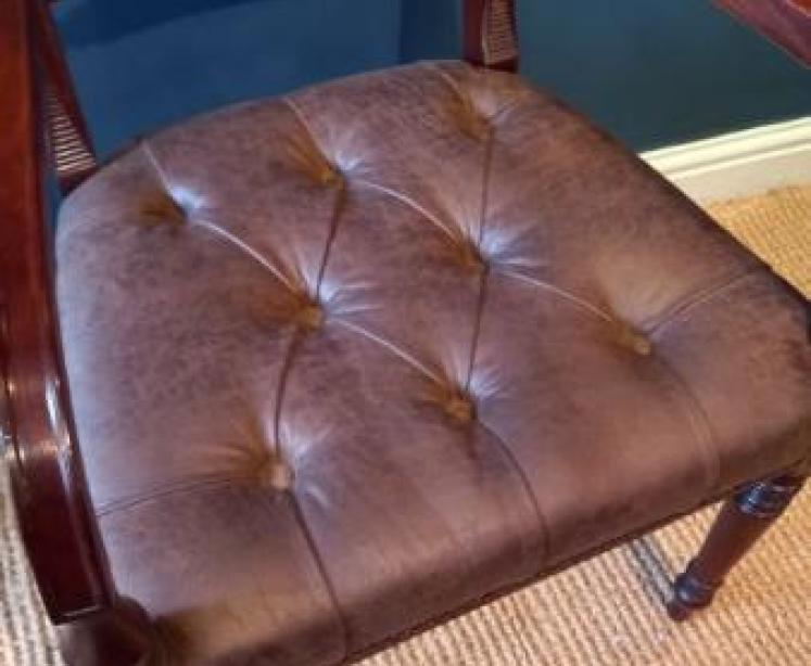 Fine Regency Mahogany Carver Armchair - Image 3