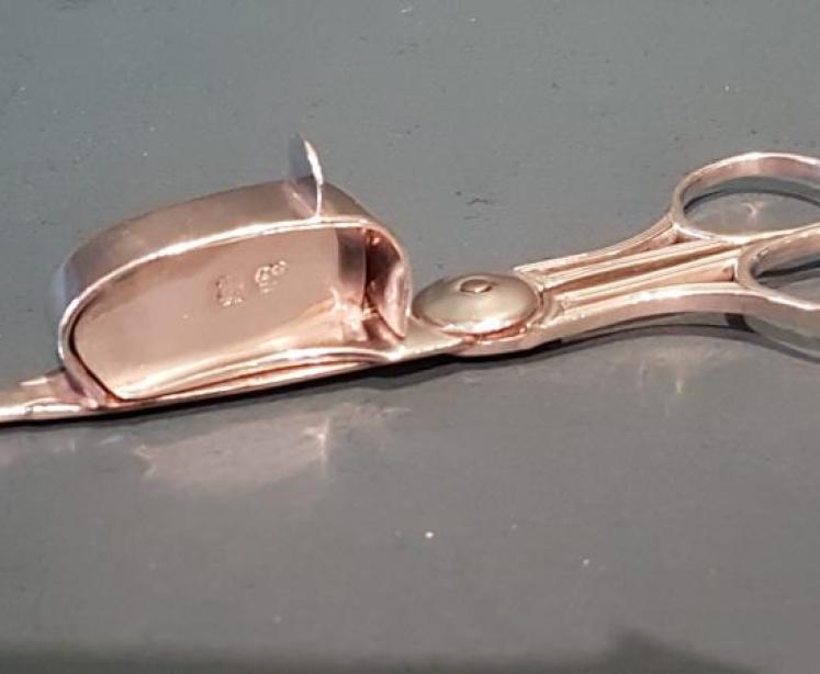 Pair of George III Silver Candle Snuffers - Image 1