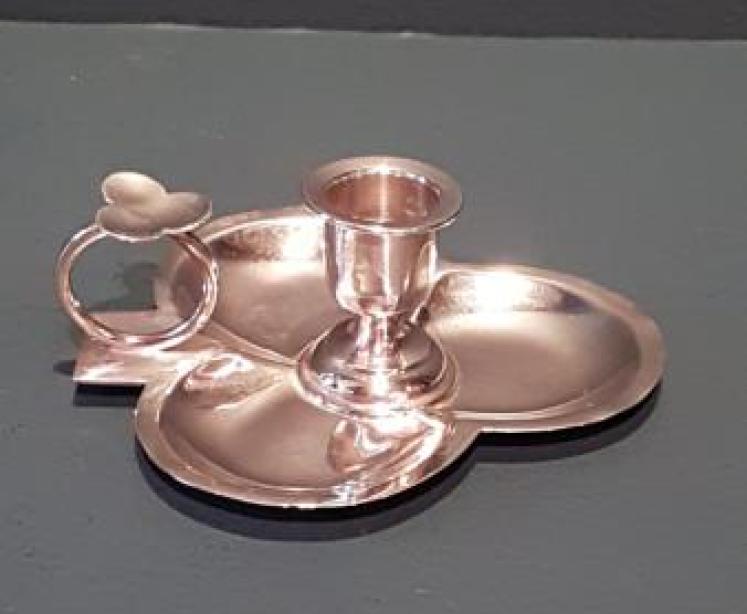 Small Victorian Chester Silver Chamber Stick - Image 6