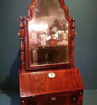 George I Walnut Toilet Mirror