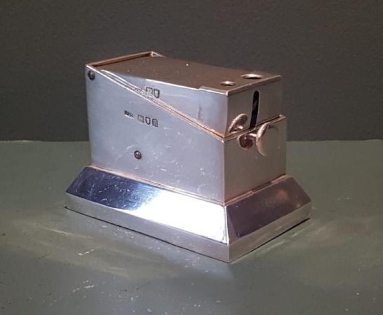 Edwardian Solid Silver Cheroot Cutter - Image 5