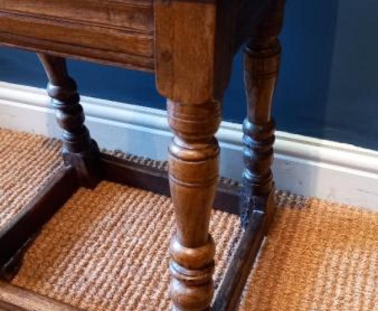 Victorian Oak Joint Stool - Image 2